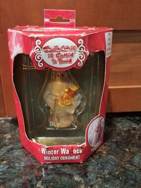 1998 Enesco Winter Warlock.  Box Is In Poor Shape, Ornament Is In Perfect Condit